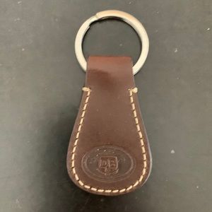 Dooney & Bourke Leather Key Fob - chocolate leather